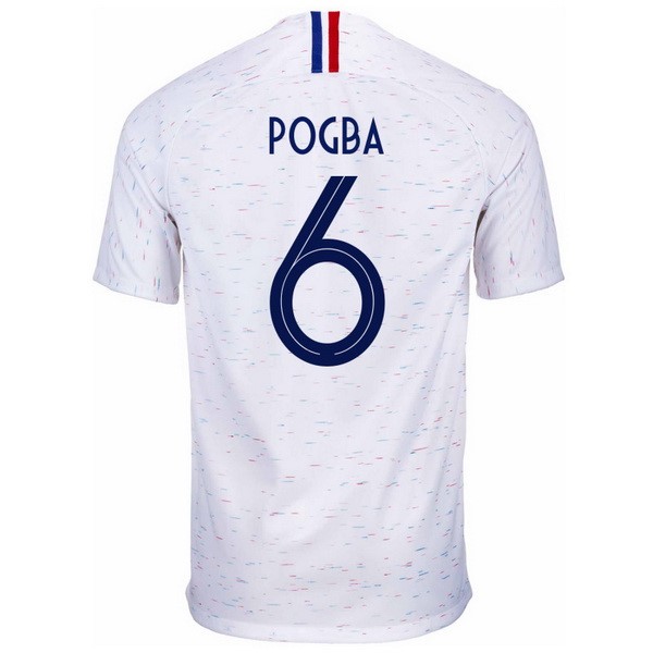 Camiseta Francia 2ª Pogba 2018 Blanco